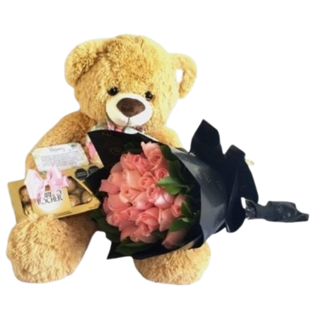 52 (1) Peluche rosas y chocolates Sueños Dulces - Imagen de 1