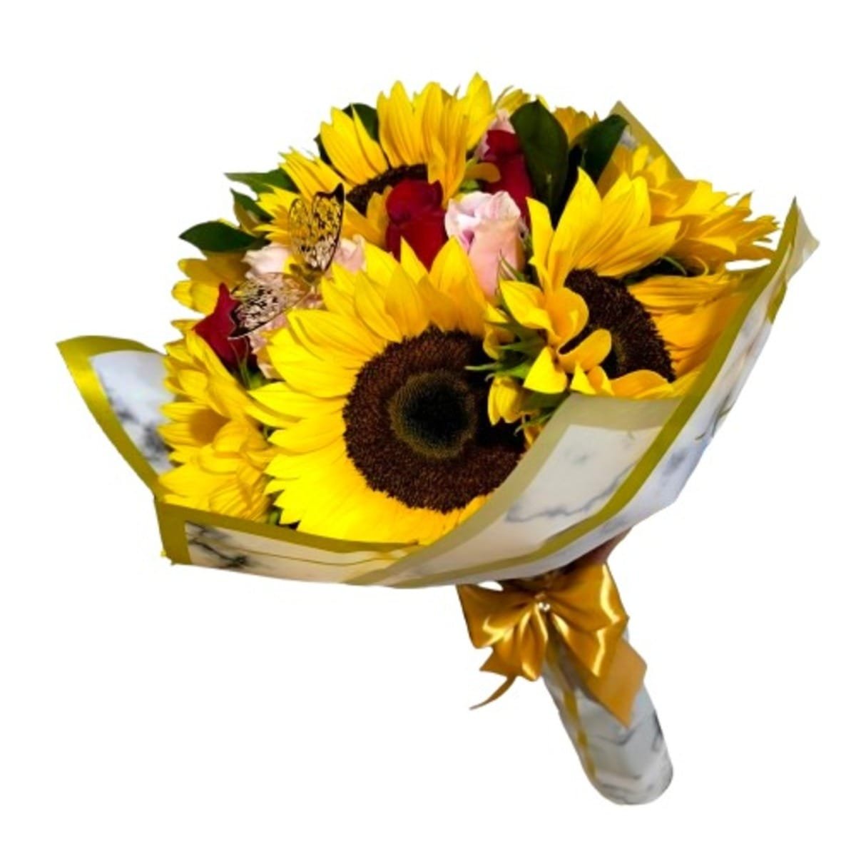 Alegria-Dorada.jpeg Girasoles y rosas Sapphire - Imagen de 1