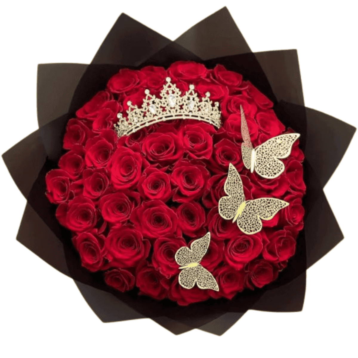 Bouquet-Real.png 72 rosas rojas Bouquet Real - Imagen de 1