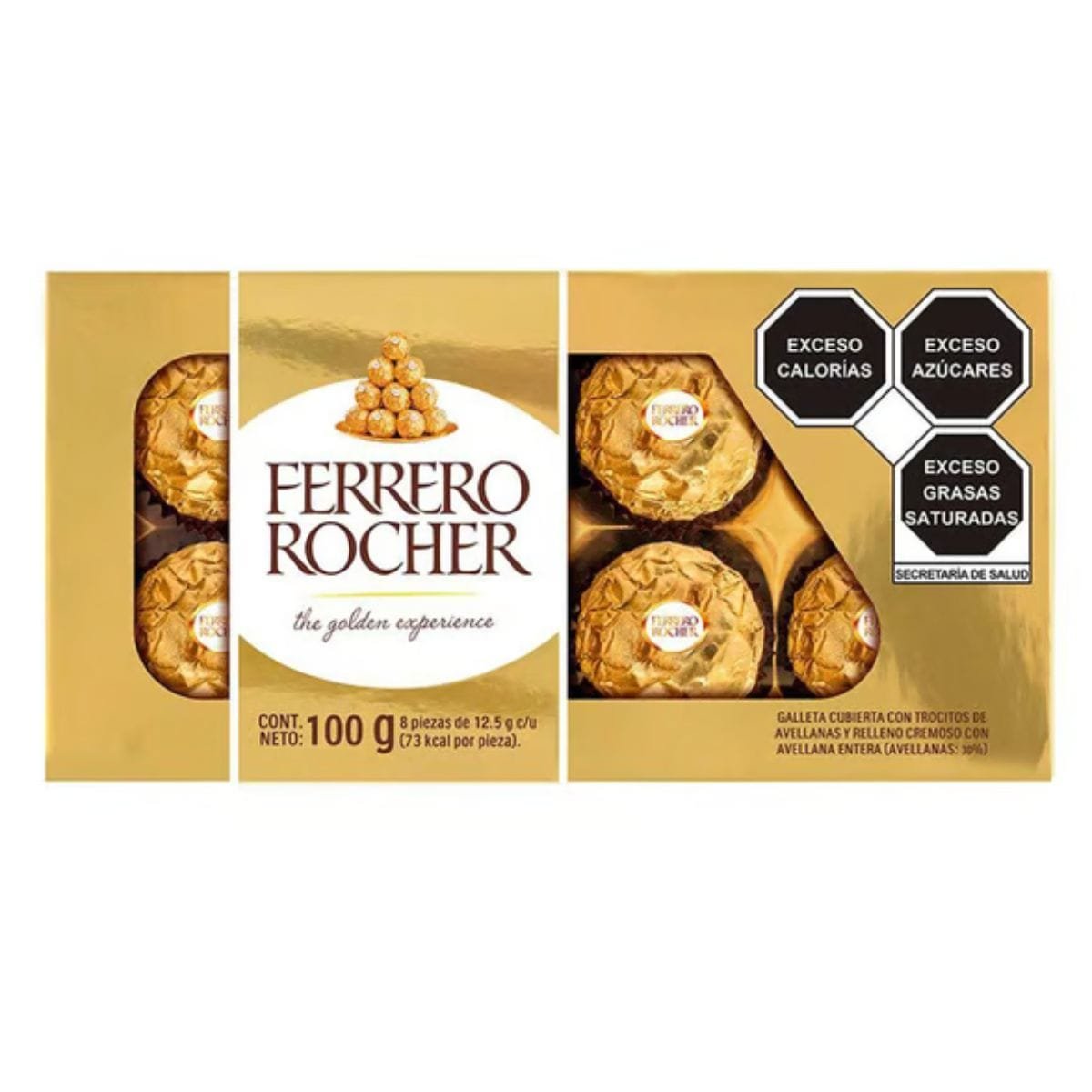 Ferrero-rocher-x8.jpg Chocolate Ferrero Rocher Caja x8 - Imagen de 1