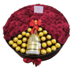 Rosas chocolates y bebida especial Pasion Dorada - Imagen de 2