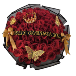 Bouquet Ceremonial 100 rosas y grados